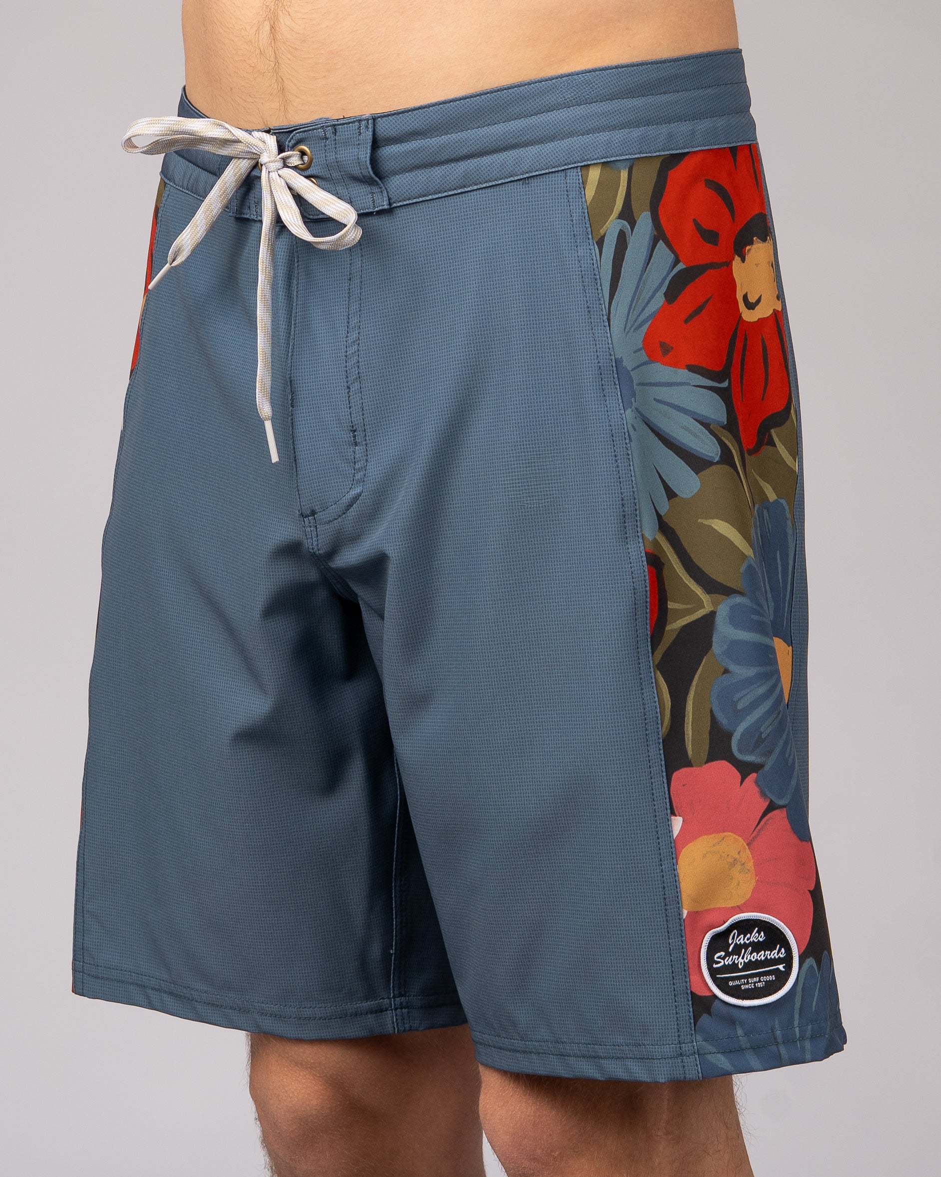 19" Scout Print Shorts - Blue