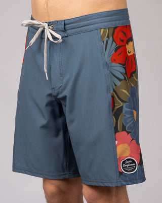 19" Scout Print Shorts - Blue