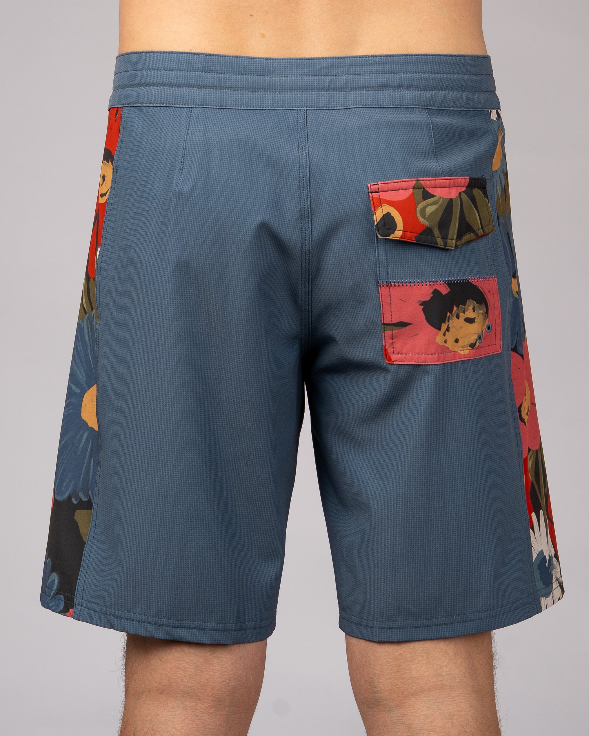 19" Scout Print Shorts - Blue