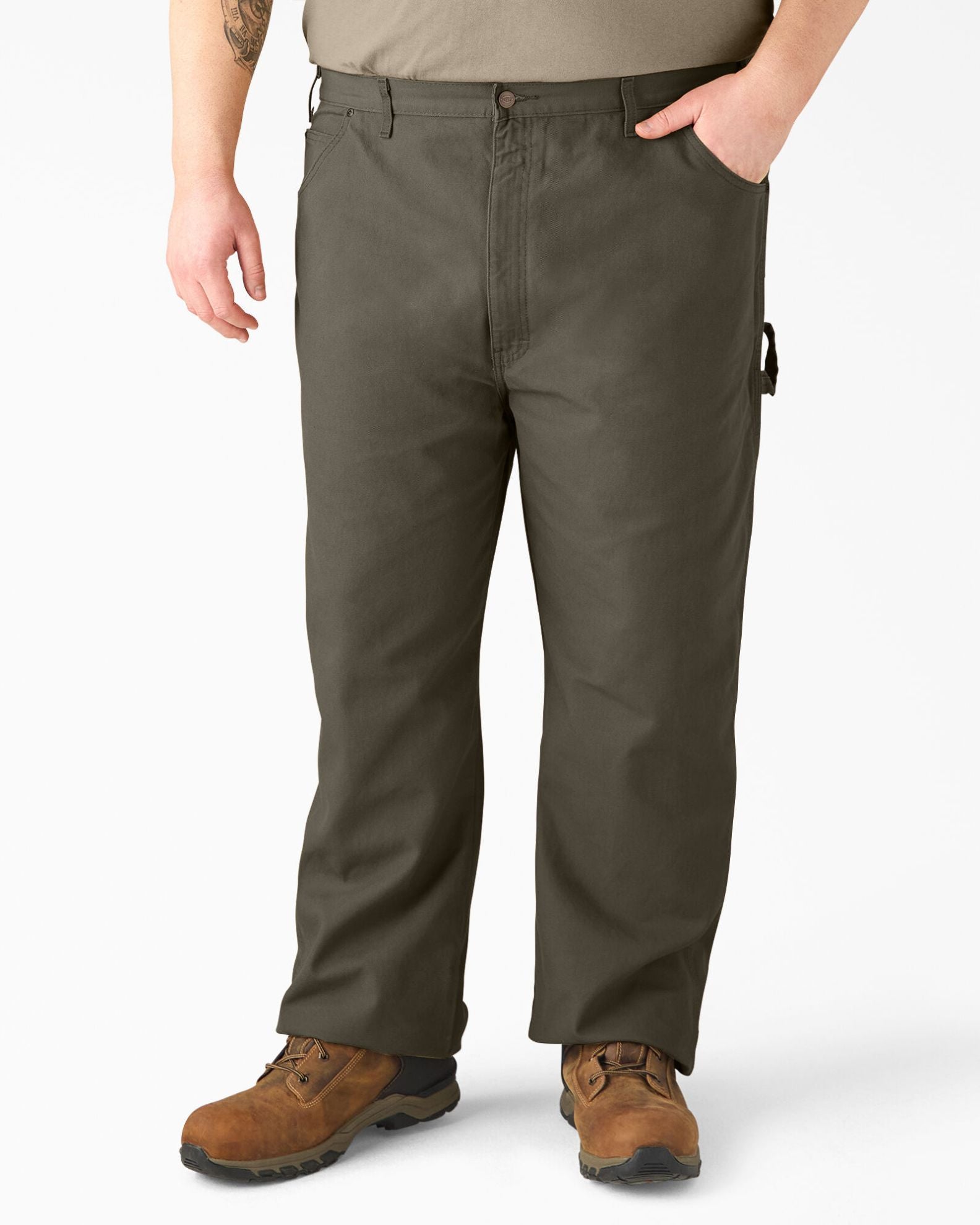 NWT Dickies Regular Fit Flex Duck Canvas Carpenter Jeans in Olive Green sz 36 NWT Dickies Regular Fit Flex Duck Canvas Carpenter Jeans in Olive Green sz 36