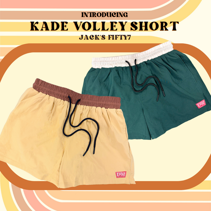 Fifty7 Kade Elastic Volley Short 14"
