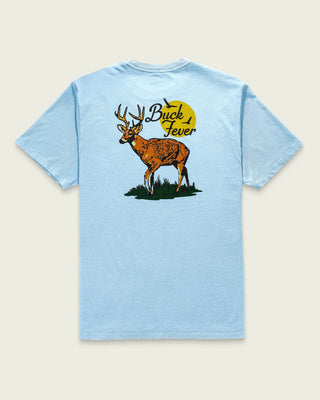 Marsh Wear Men's Buck Fever Short Sleeve T-Shirt - Hazy Blue