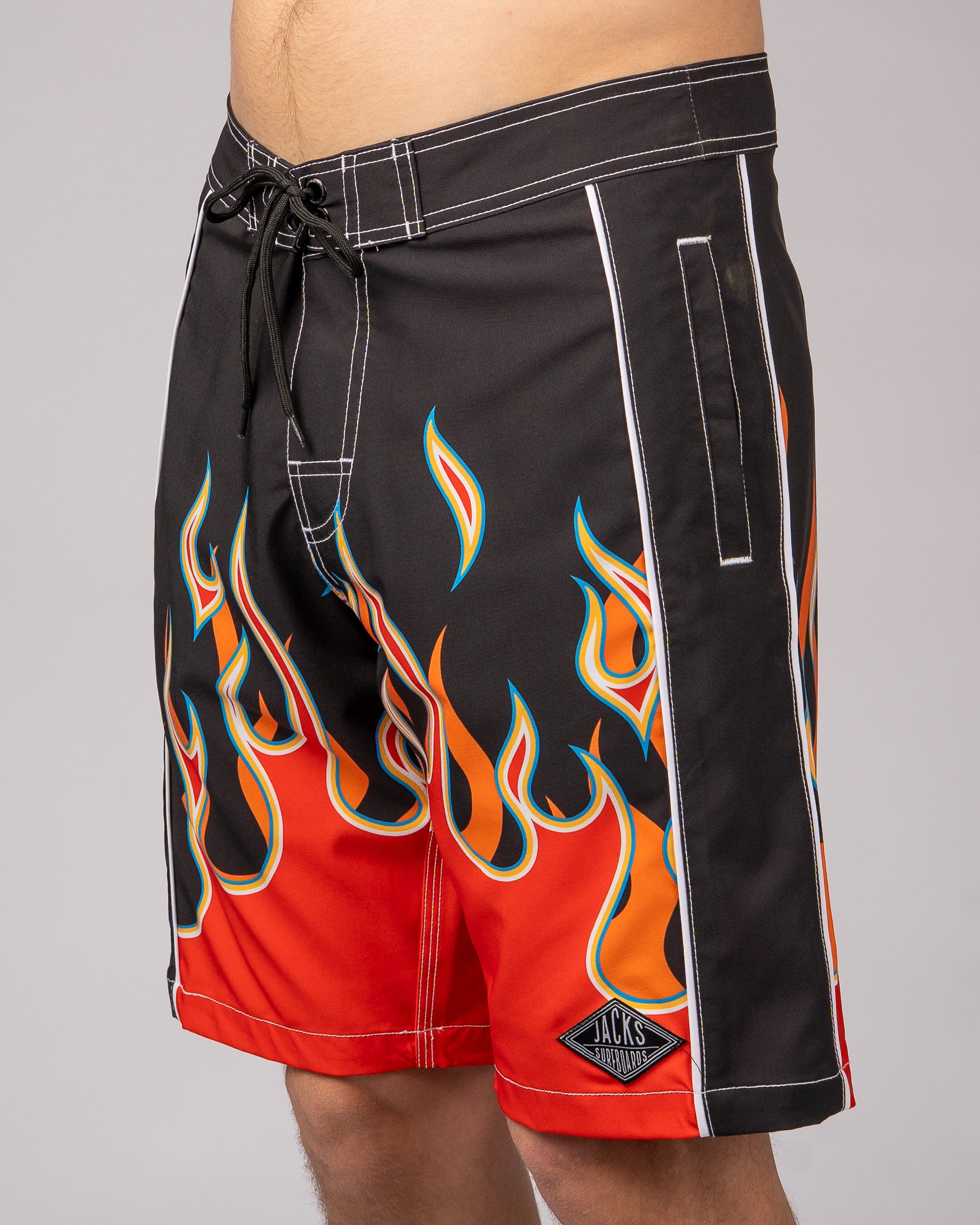 20" Flames Volley Shorts