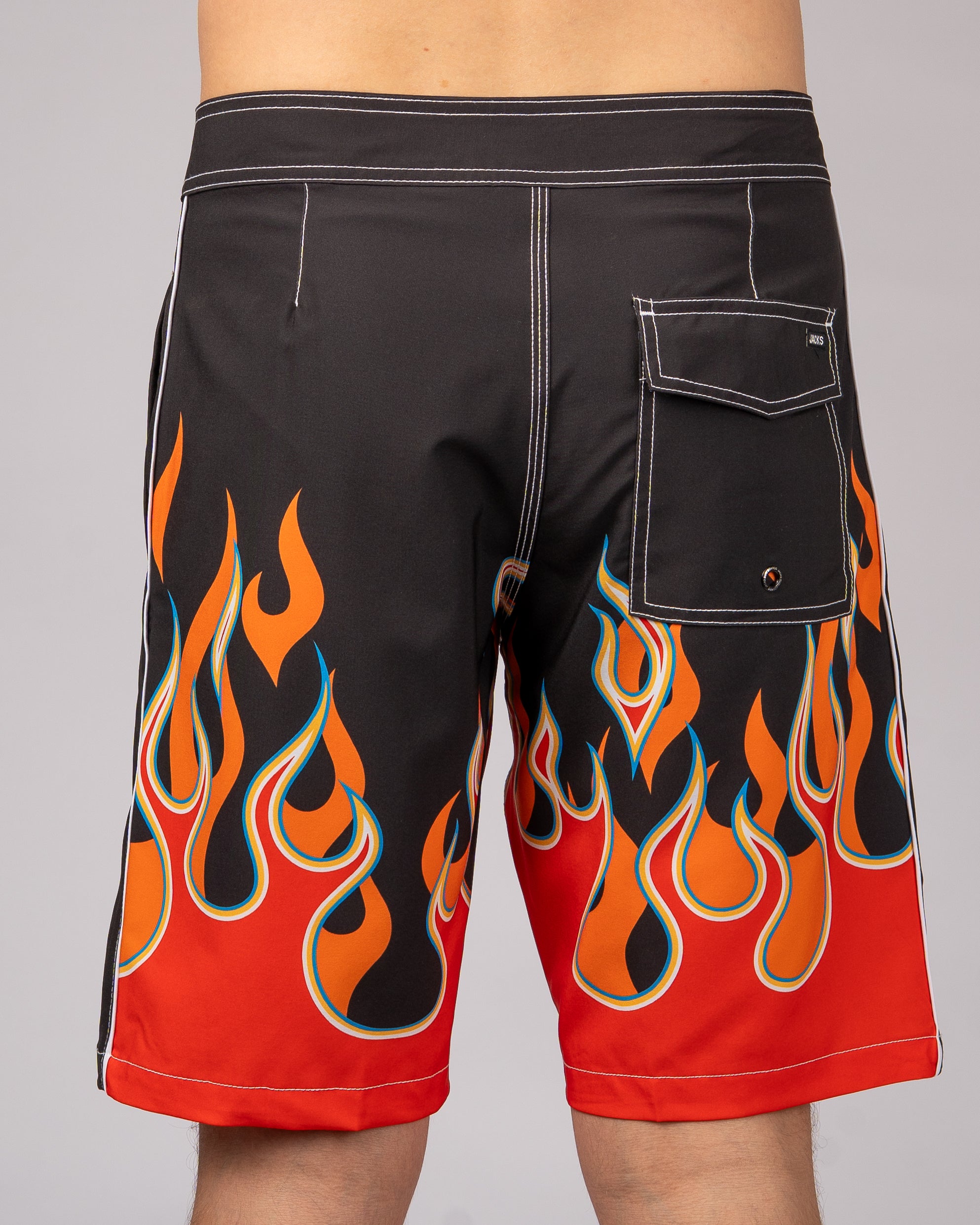 20" Flames Volley Shorts