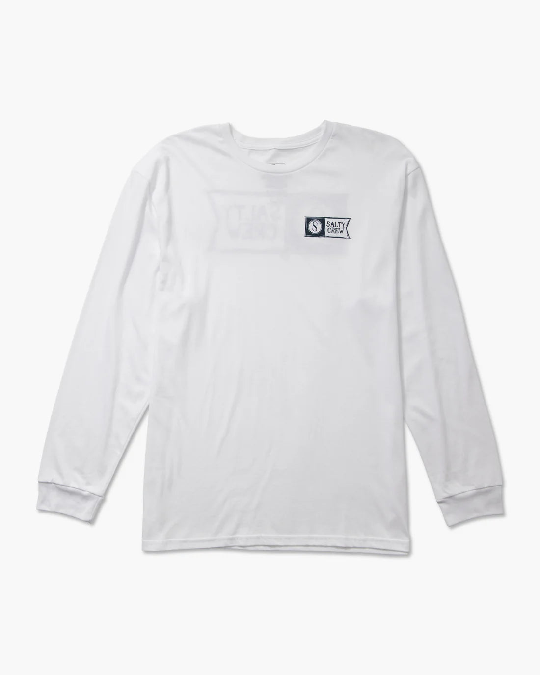 Salty Crew Sketchy Alpha L/S T-Shirt- White