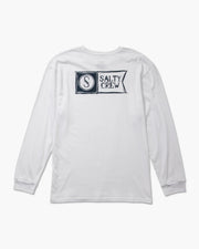 Salty Crew Sketchy Alpha L/S T-Shirt- White