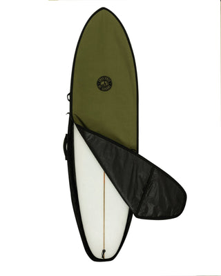Creatures of Leisure Hardwear Mid Length Day Use : Military Black - 6'7 Surfboard Bag