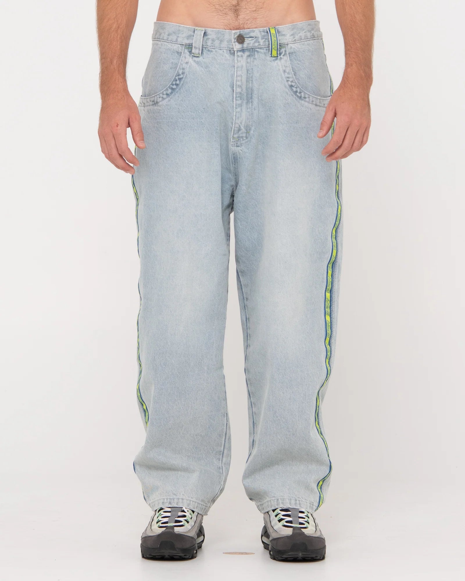 Rusty Men's Flip Daddy 2.0 Jean - White Water Blue