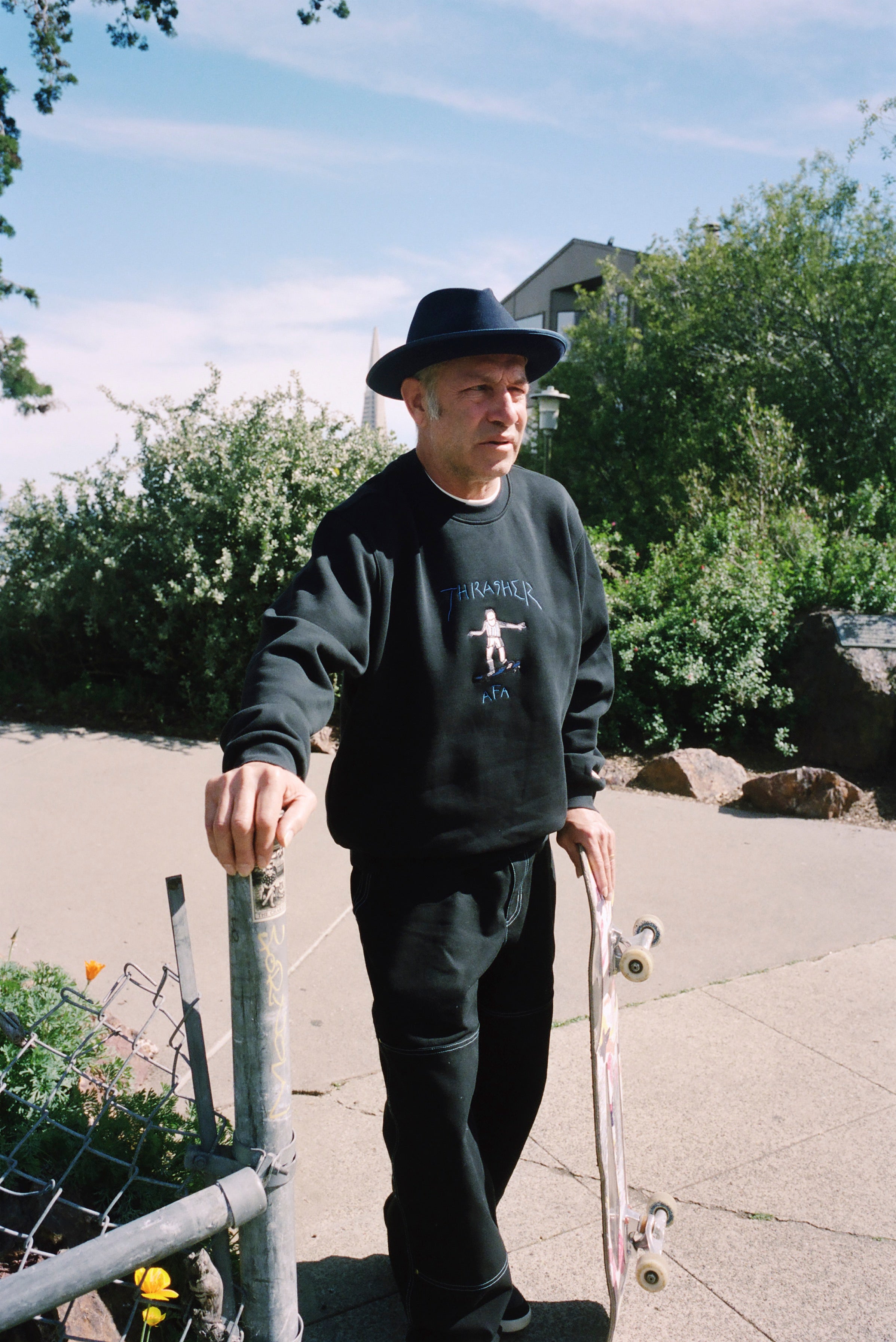 Argentina x Thrasher Crewneck Sweatshirt - Black