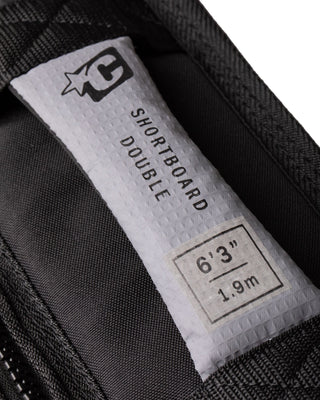 Creatures Of Leisure Shortboard Double Titanium : Titanium Black - 6'0 Surfboard Bag