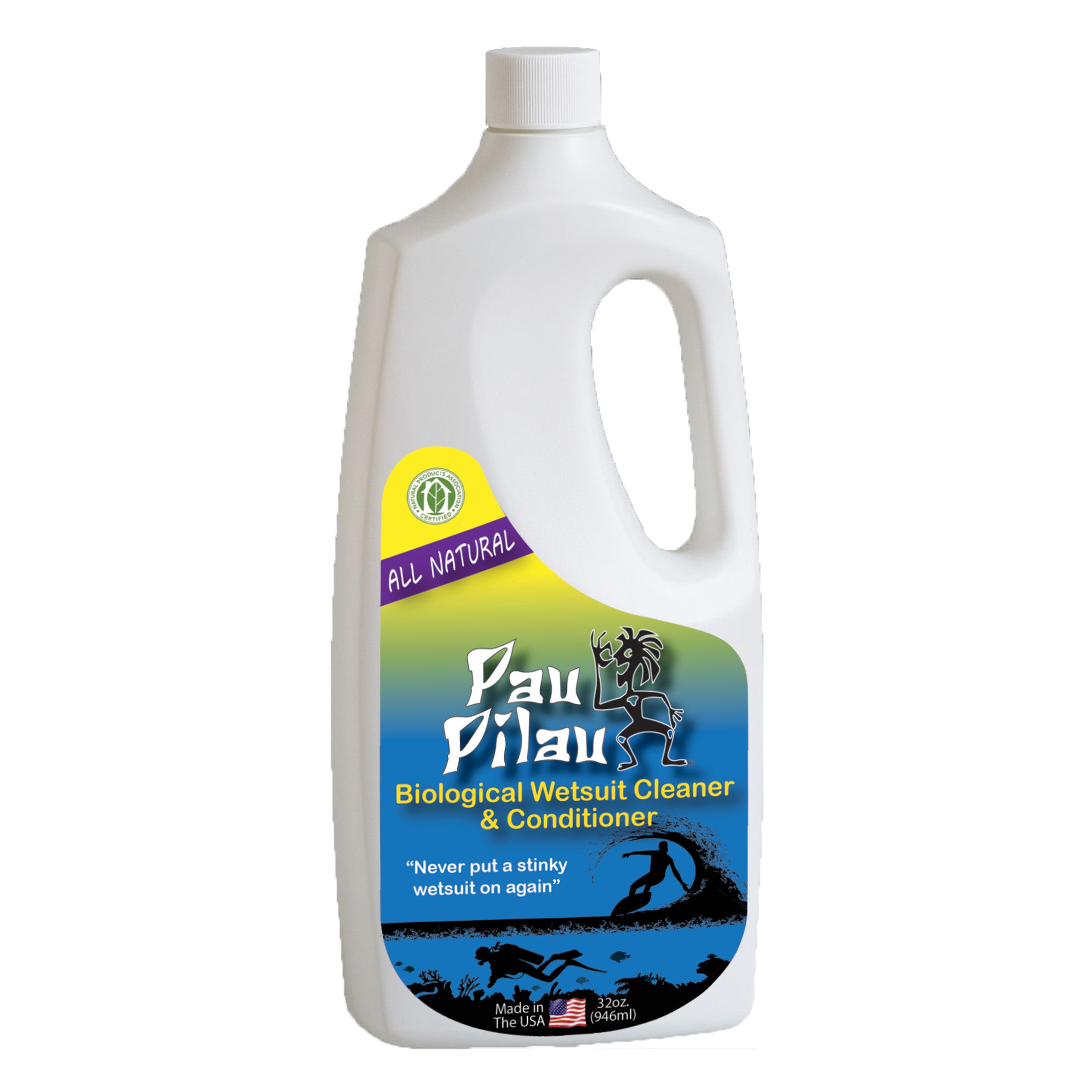 Pau Pilau Wetsuit Cleaner 32oz.