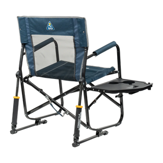 GCI Outdoor Freestyle Rocker™ with Side Table Chair - Heather Indigo