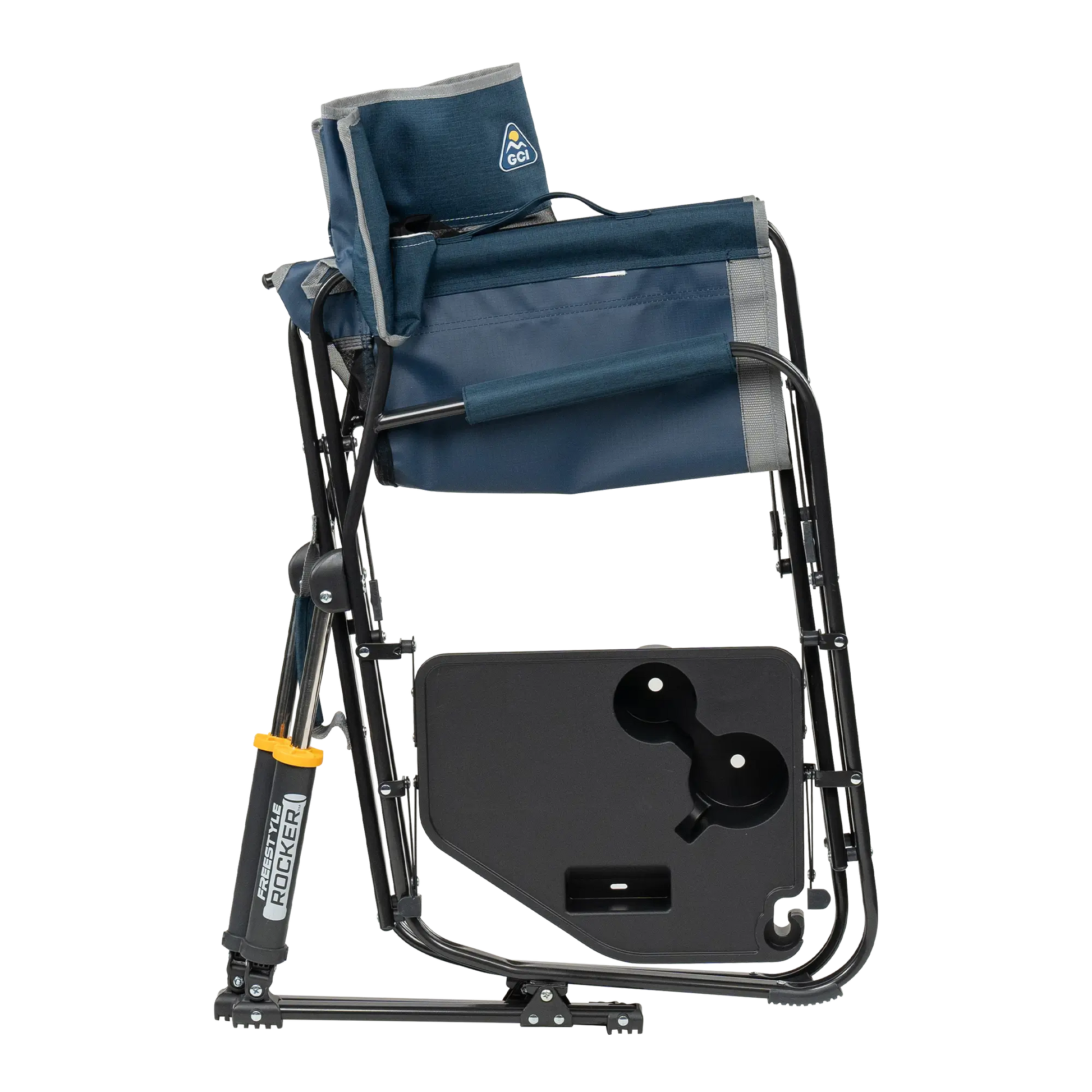 GCI Outdoor Freestyle Rocker™ with Side Table Chair - Heather Indigo