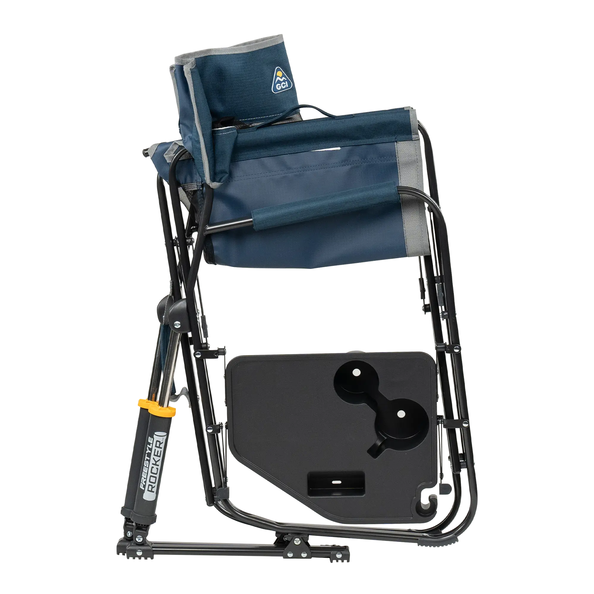 GCI Outdoor Freestyle Rocker™ with Side Table Chair - Heather Indigo