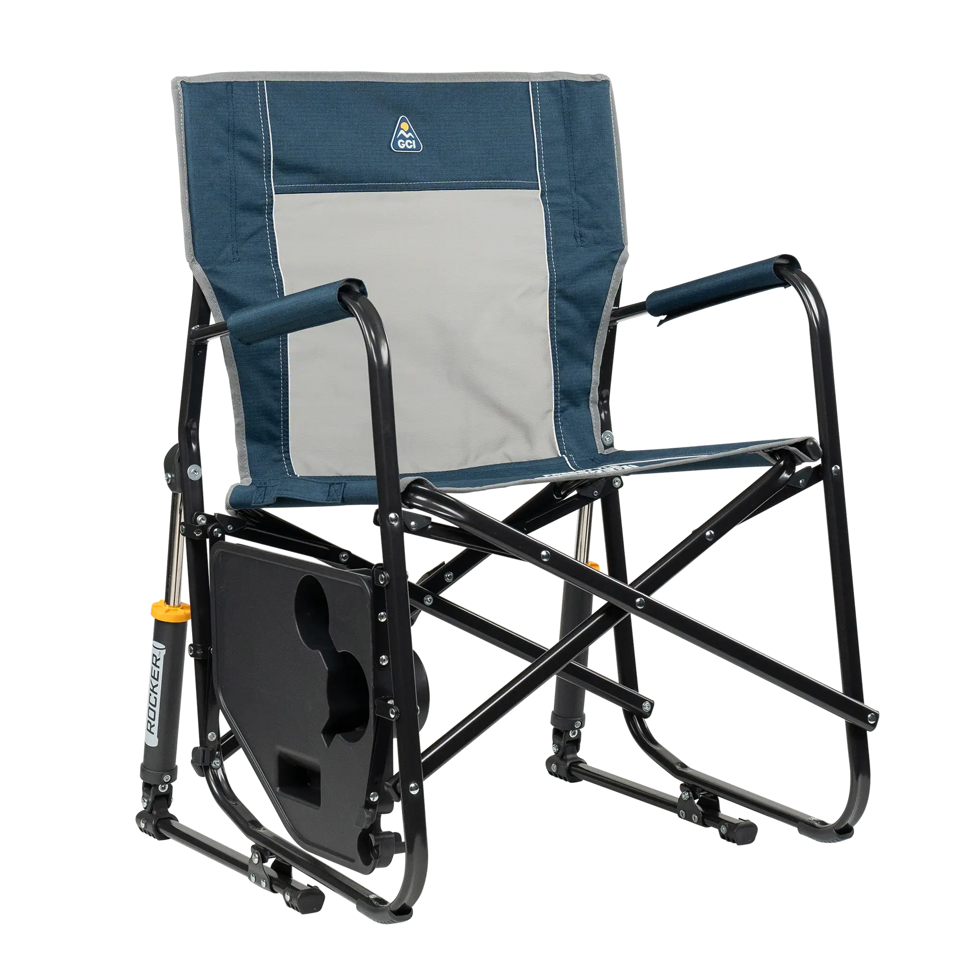GCI Outdoor Freestyle Rocker™ with Side Table Chair - Heather Indigo