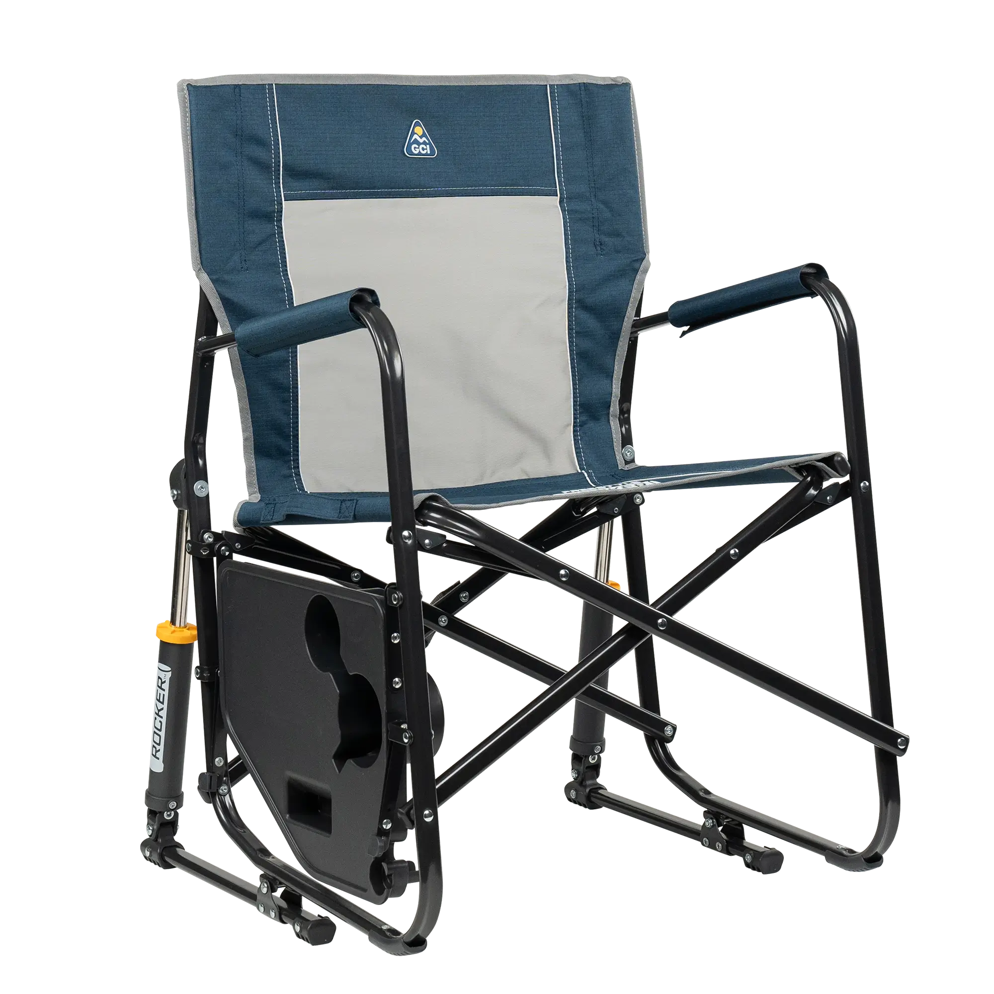 GCI Outdoor Freestyle Rocker™ with Side Table Chair - Heather Indigo