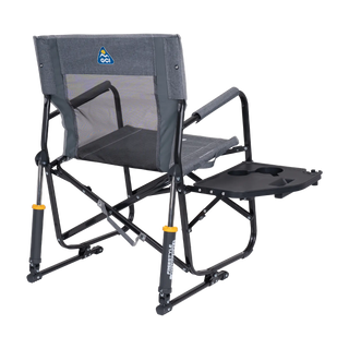 GCI Outdoor Freestyle Rocker™ with Side Table Chair - Heather Pewter