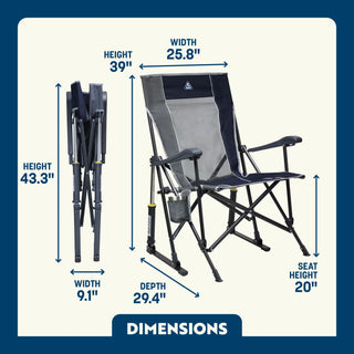 GCI Outdoor RoadTrip Rocker™ Chair - Indigo