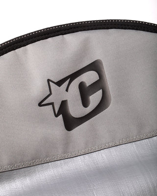 Creatures of Leisure Longboard Icon : Black Silver - 9'6 Surfboard Bag