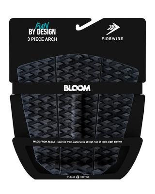 Firewire 3 Piece Arch Traction Pad- Black/Charcoal