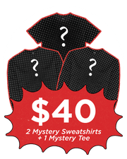 2 Mystery Sweatshirts & Tee Bundle (Final Sale)