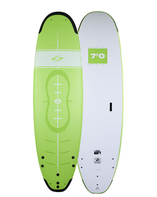 Surftech L2S - HardCoreSoft- Bolt Through Soft Top Surfboard