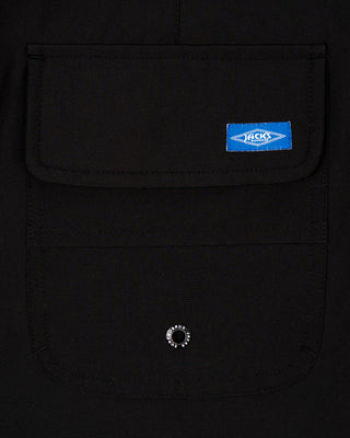 HBPD x Jack's Surfboards 16" 42 Foundation Boardshorts - Black/Blue