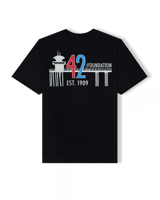42 Logo S/S Tee - Vintage Black