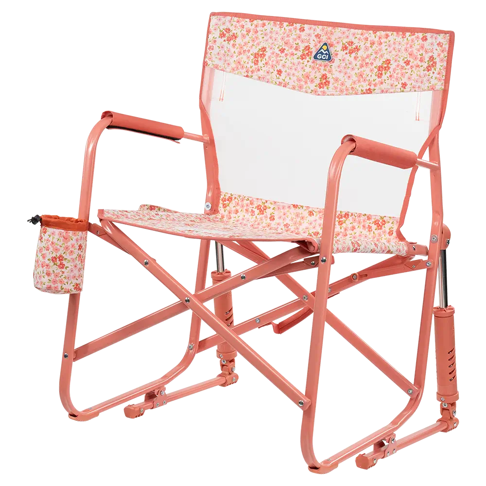 GCI Outdoor Freestyle Rocker Elite™ Chair - Pink Sundress