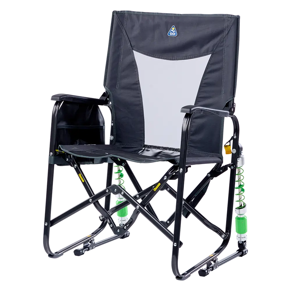 GCI Outdoor Adjustable Rocker™ Chair - Dark Charcoal