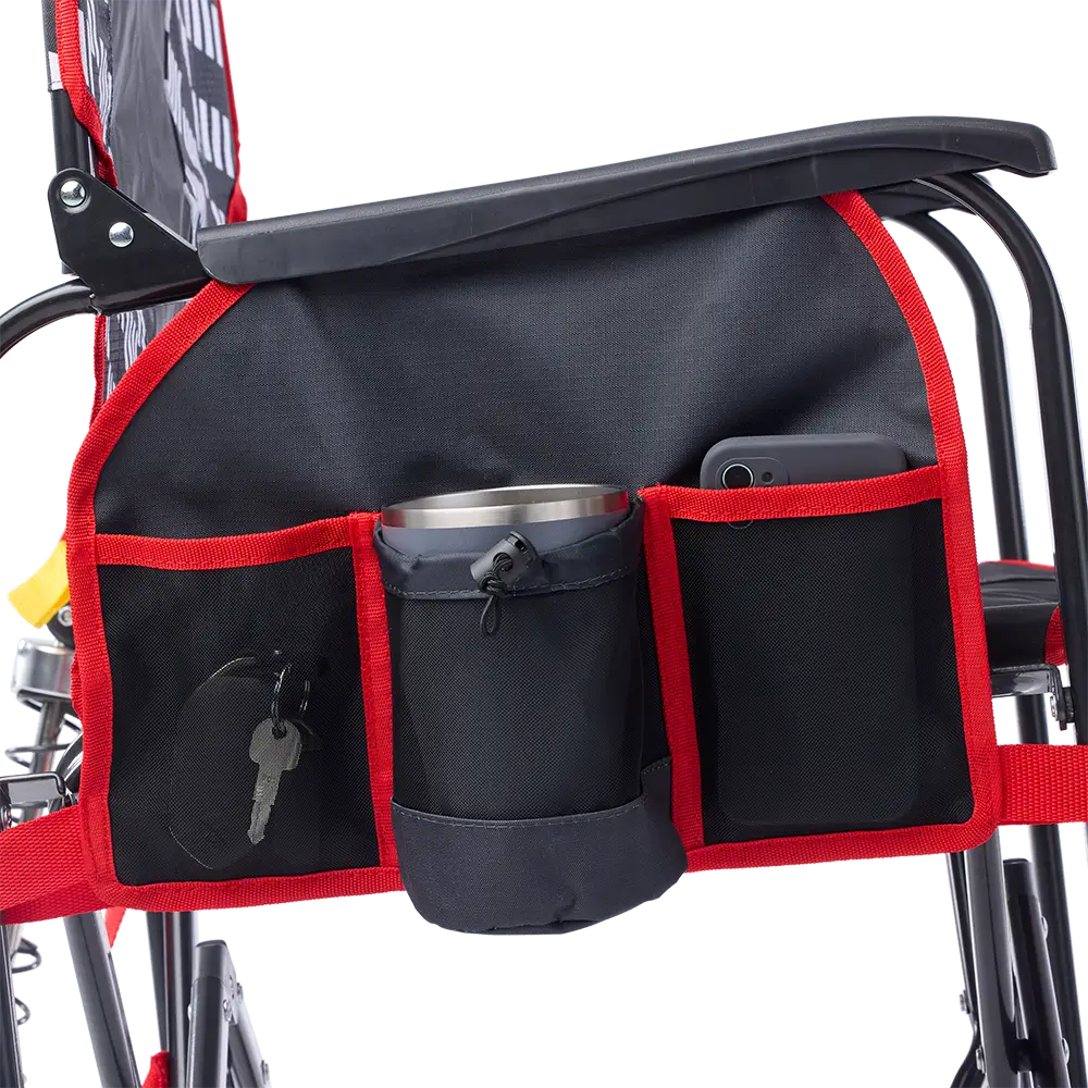 GCI Outdoor Adjustable Rocker™ Chair - Charcoal Racing