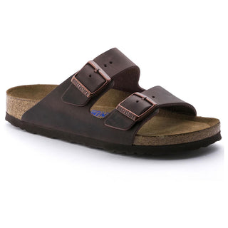Arizona Soft Footbed Oiled Leather Sandal - Habana