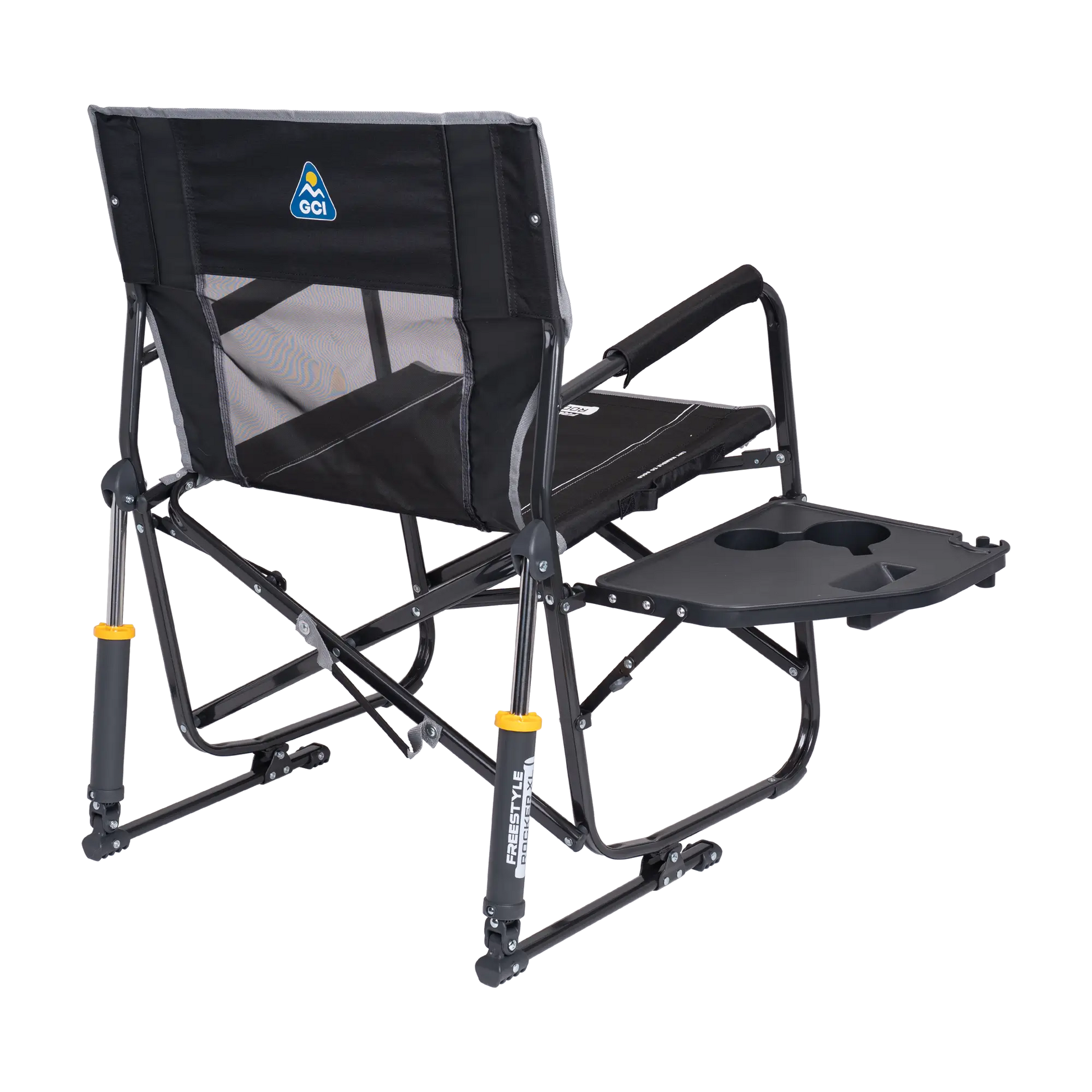GCI Outdoor Freestyle Rocker XL™ with Side Table Chair - Black