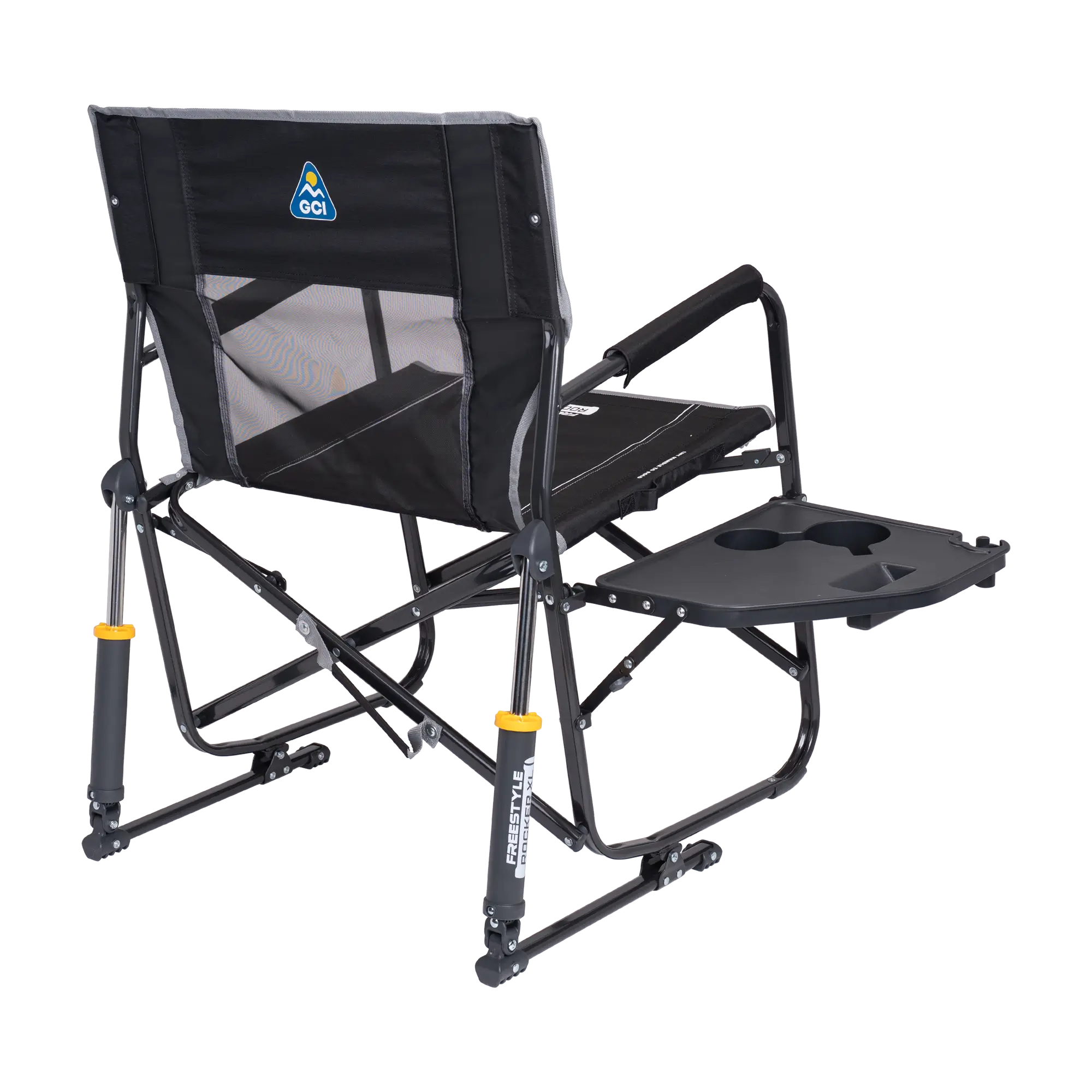 GCI Outdoor Freestyle Rocker XL™ with Side Table Chair - Black