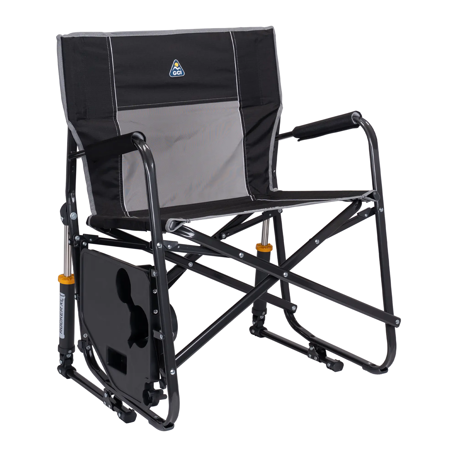 GCI Outdoor Freestyle Rocker XL™ with Side Table Chair - Black