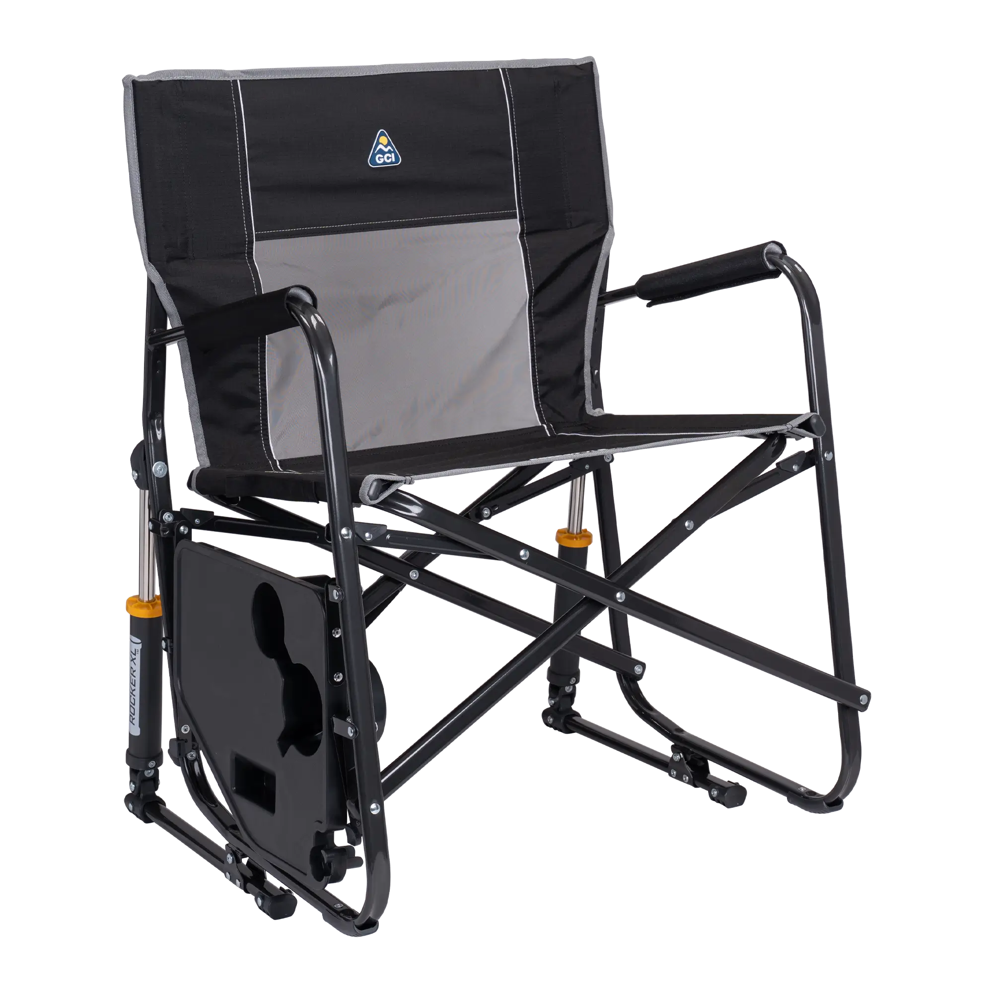 GCI Outdoor Freestyle Rocker XL™ with Side Table Chair - Black