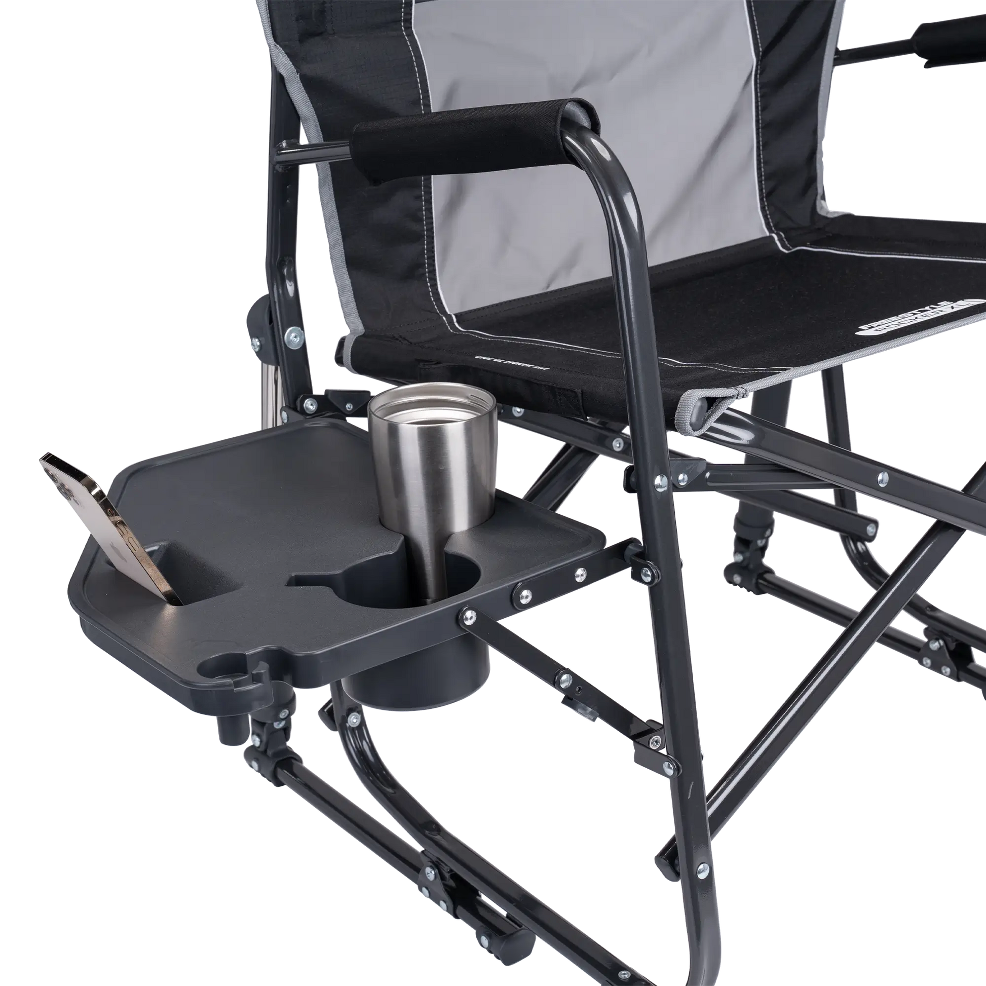GCI Outdoor Freestyle Rocker XL™ with Side Table Chair - Black