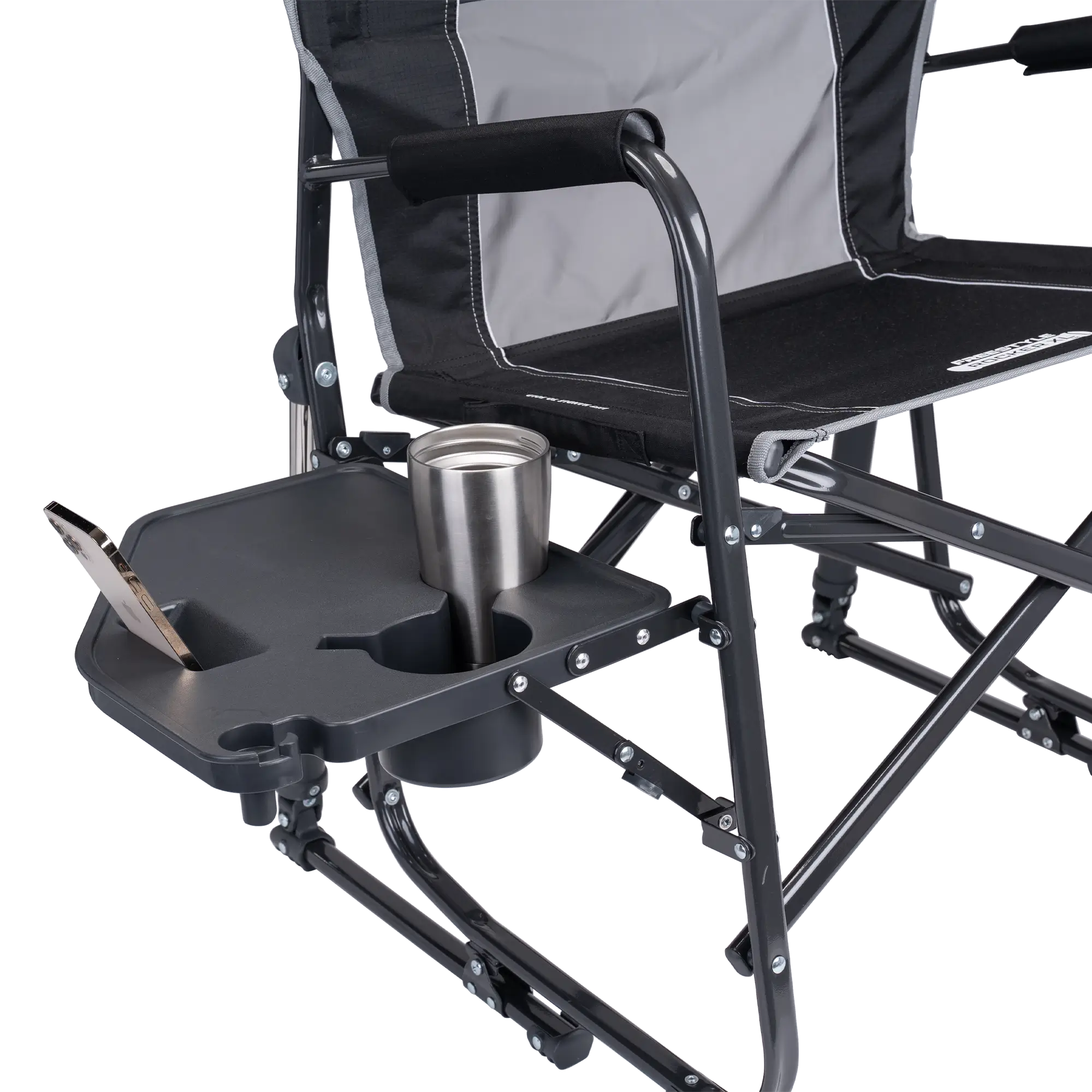 GCI Outdoor Freestyle Rocker XL™ with Side Table Chair - Black