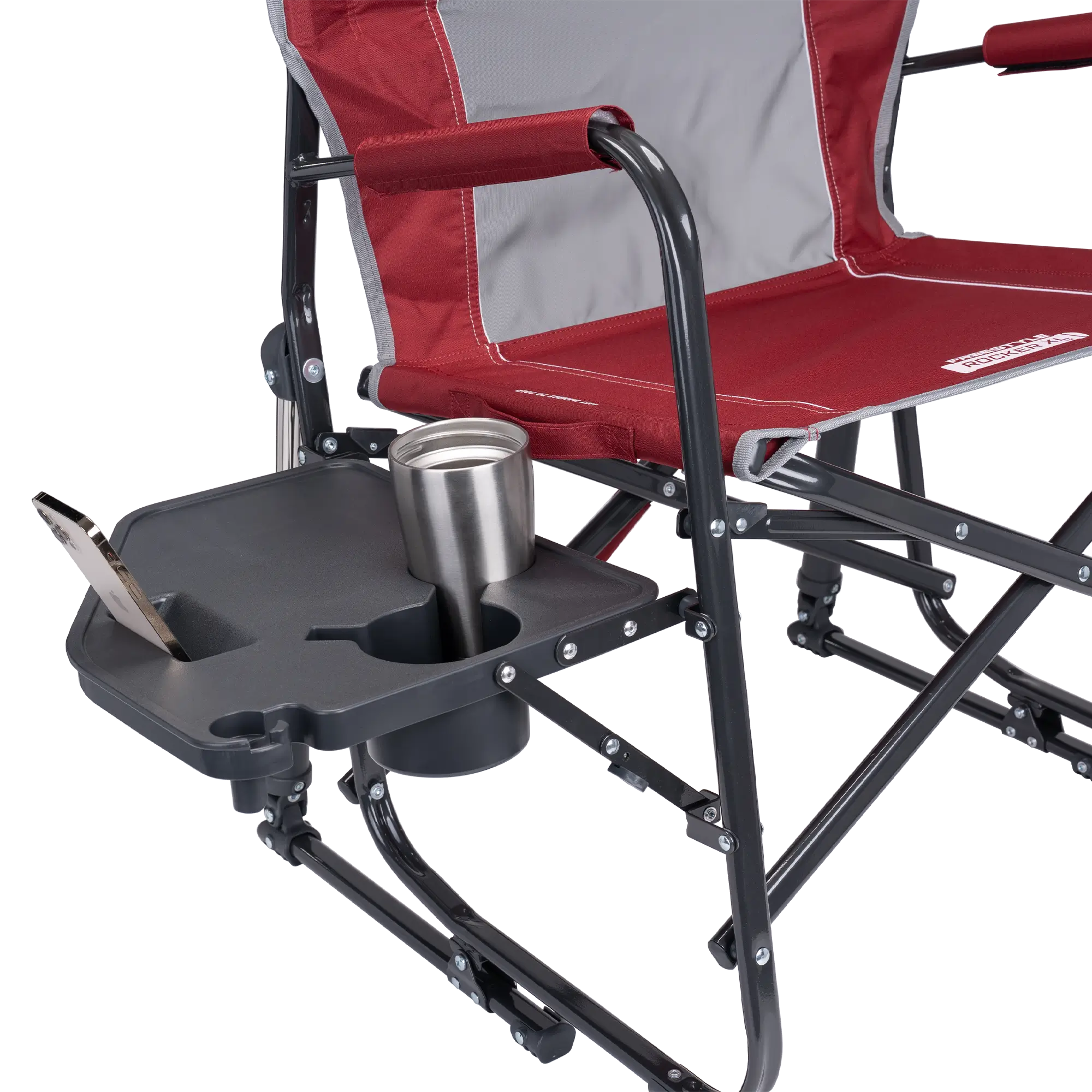 GCI Outdoor Freestyle Rocker XL™ with Side Table Chair - Cinnamon