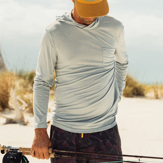 Marsh Wear Men's Buxton Pullover Hoodie - Smoke Heather