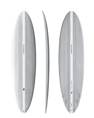 Thunderbolt x Harley Ingleby Mid 6 Thunderbolt Red Tech Surfboard-Candy/White
