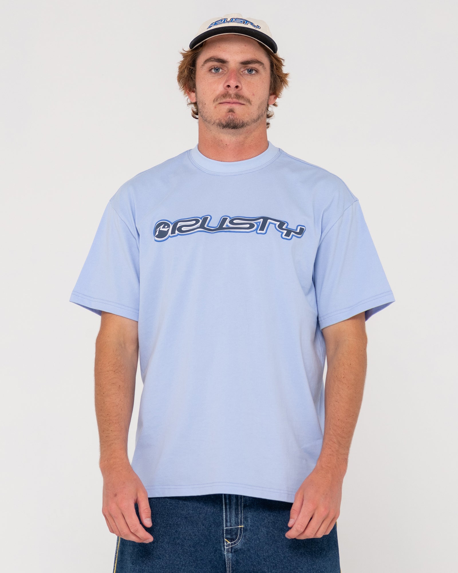 Rusty Men's Outliner Short Sleeve T-Shirt - Arctic Ice