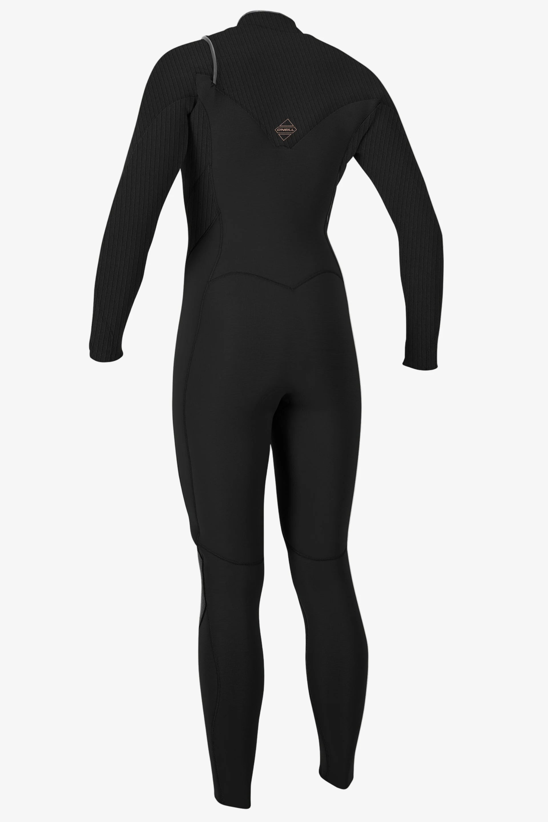 O'Neill Women's Hyperfreak 3/2+ Chest Zip Fullsuit - Black/Black