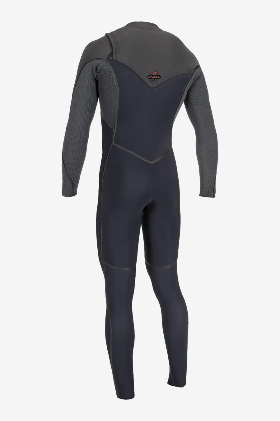 Youth Hyperfreak Fire 4/3MM+ Chest Zip Full Wetsuit - Black/Oil/Raven