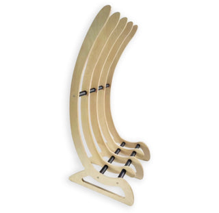 4 Board Vertical Surfboard Timber Wood Stand