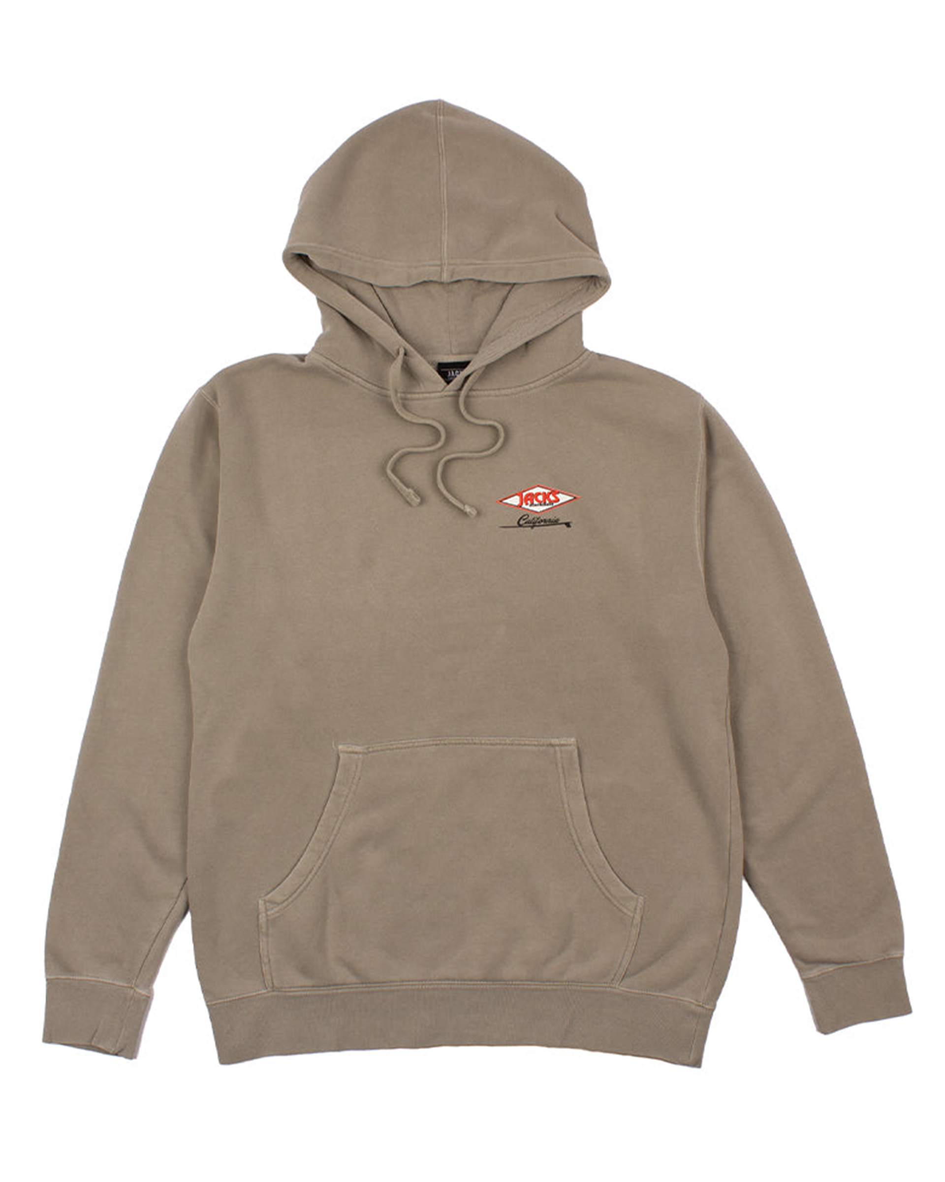 Jack&#39;s Cal Diamond Pigment Pullover Hoodie - Cement