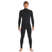 Body Glove Men's 4/3mm Red Cell Chest-Zip Fullsuit - Black