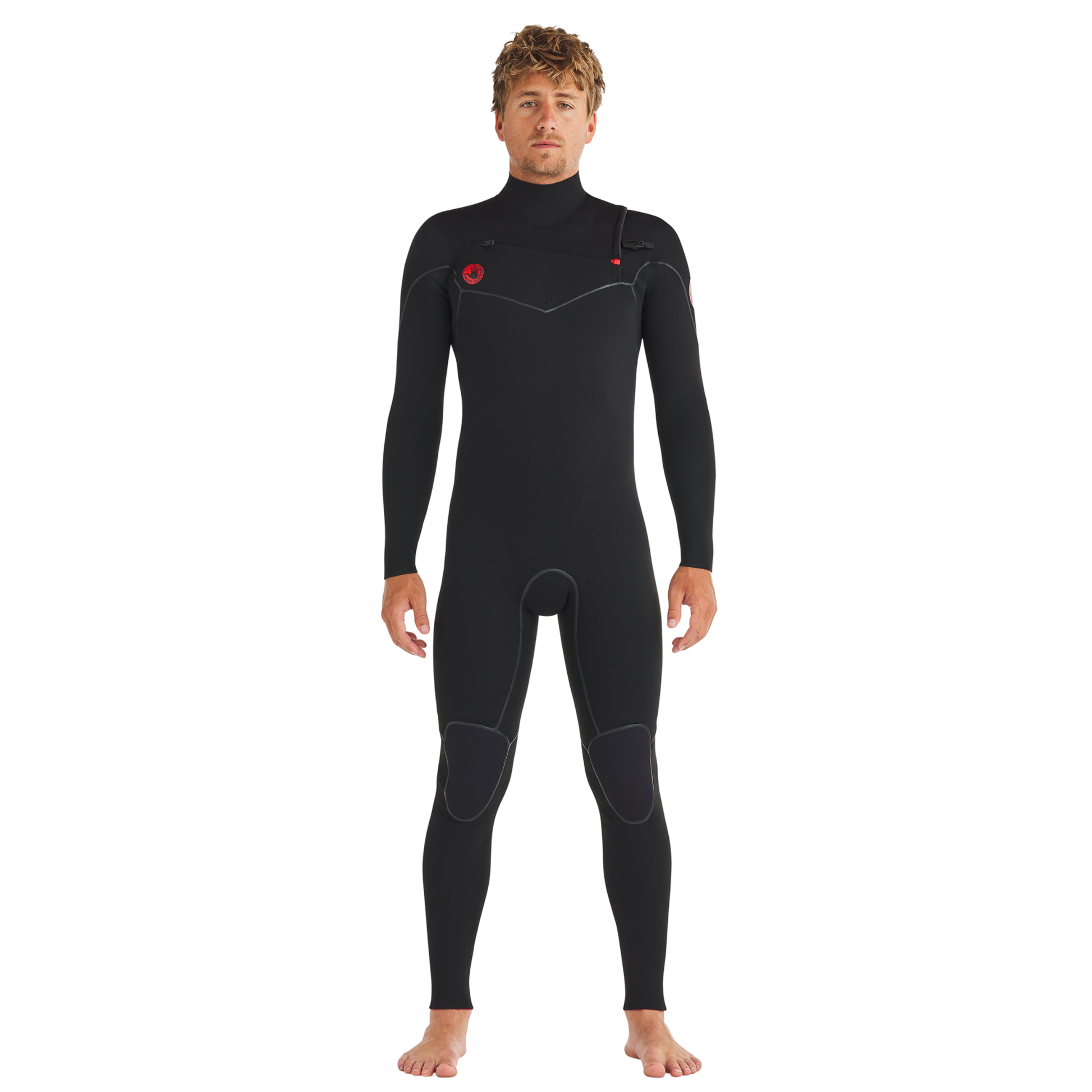 Body Glove Men's 4/3mm Red Cell Chest-Zip Fullsuit - Black