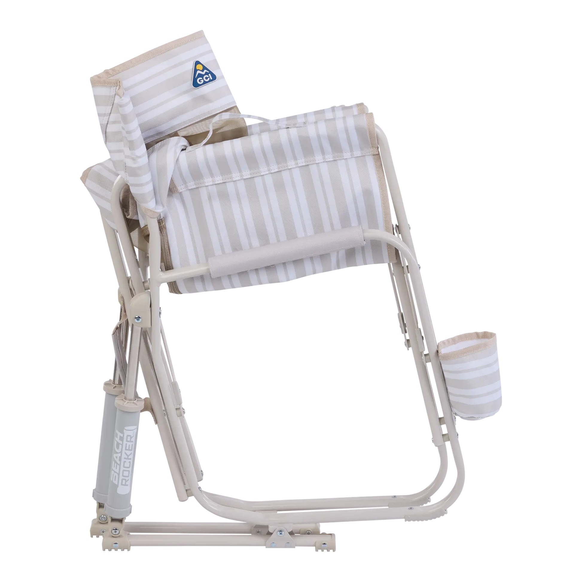 GCI Outdoor Beach Rocker™ Chair - Neutral Stripe