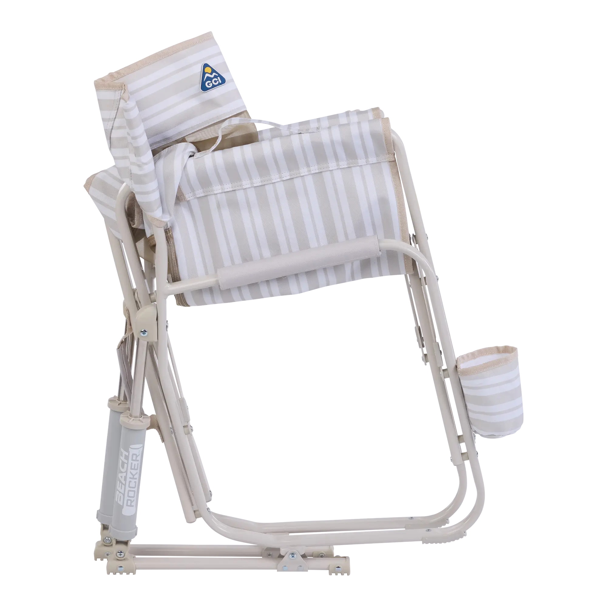 GCI Outdoor Beach Rocker™ Chair - Neutral Stripe